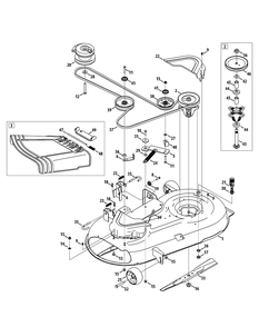 Part Location Diagram of 903-04927B-0637 MTD SHELL-42 DECK
